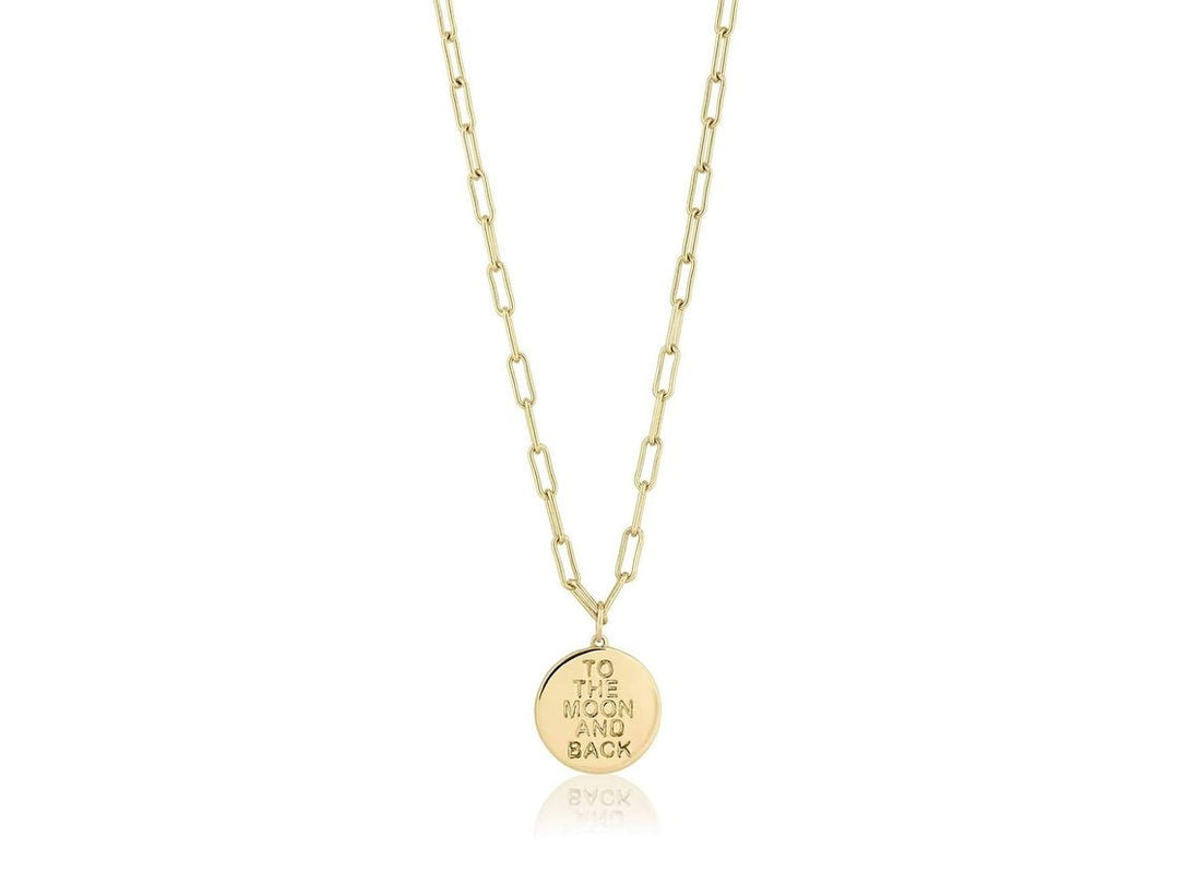 Love You to the Moon and Back Charm Necklace.