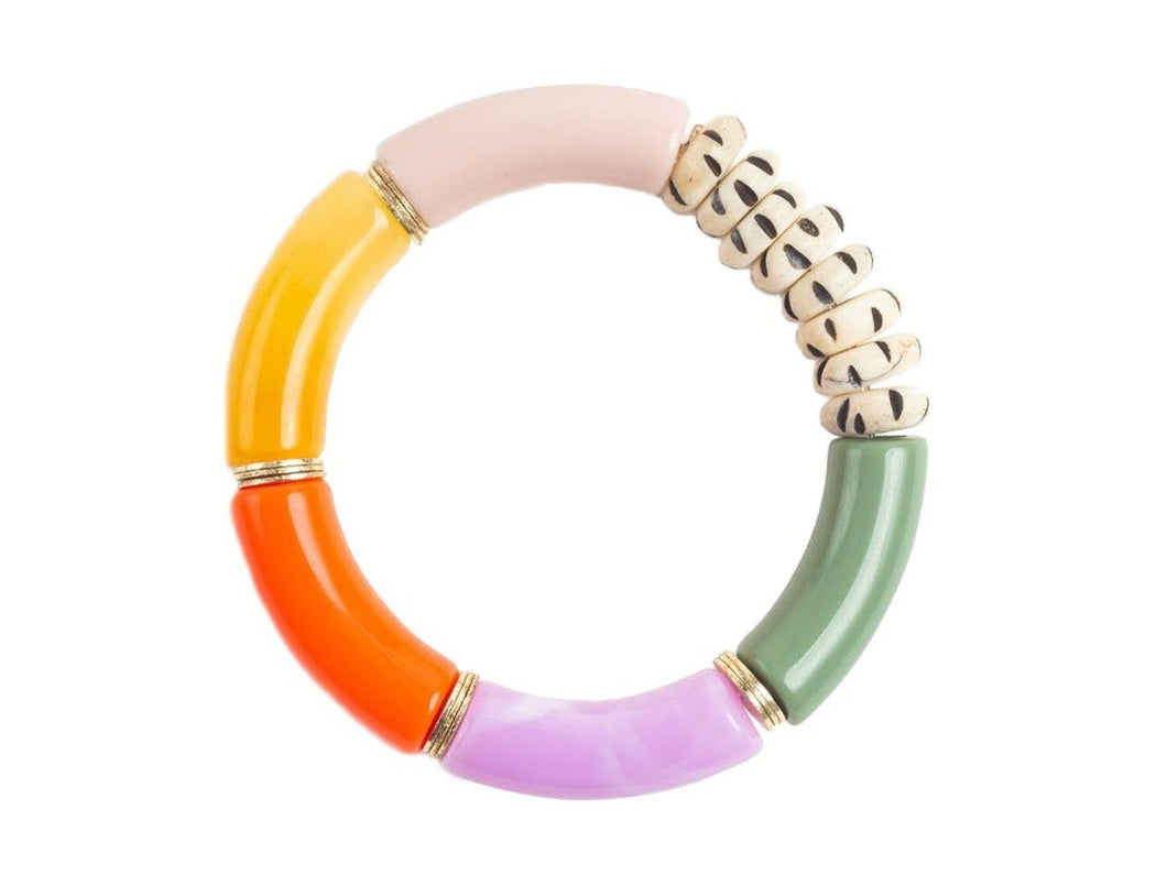 Olive Mala Beads Bracelet
