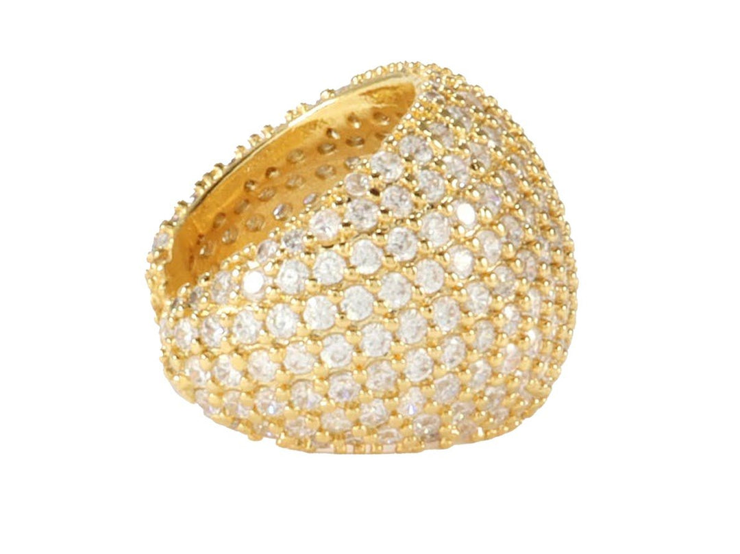 Gold Disco Ball Ear Cuff