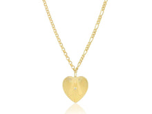 Load image into Gallery viewer, Mismatch Chain Jumbo Heart Necklace
