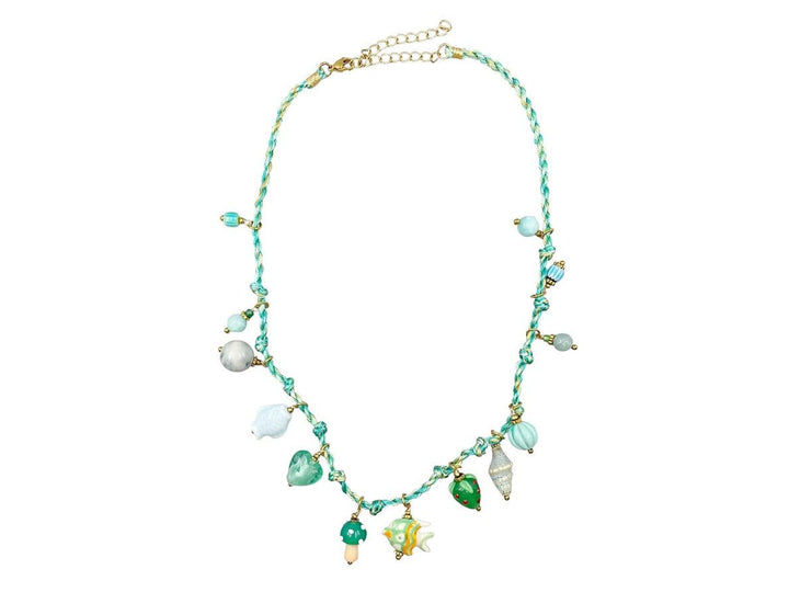 Multiple Aquatic Charms Necklace