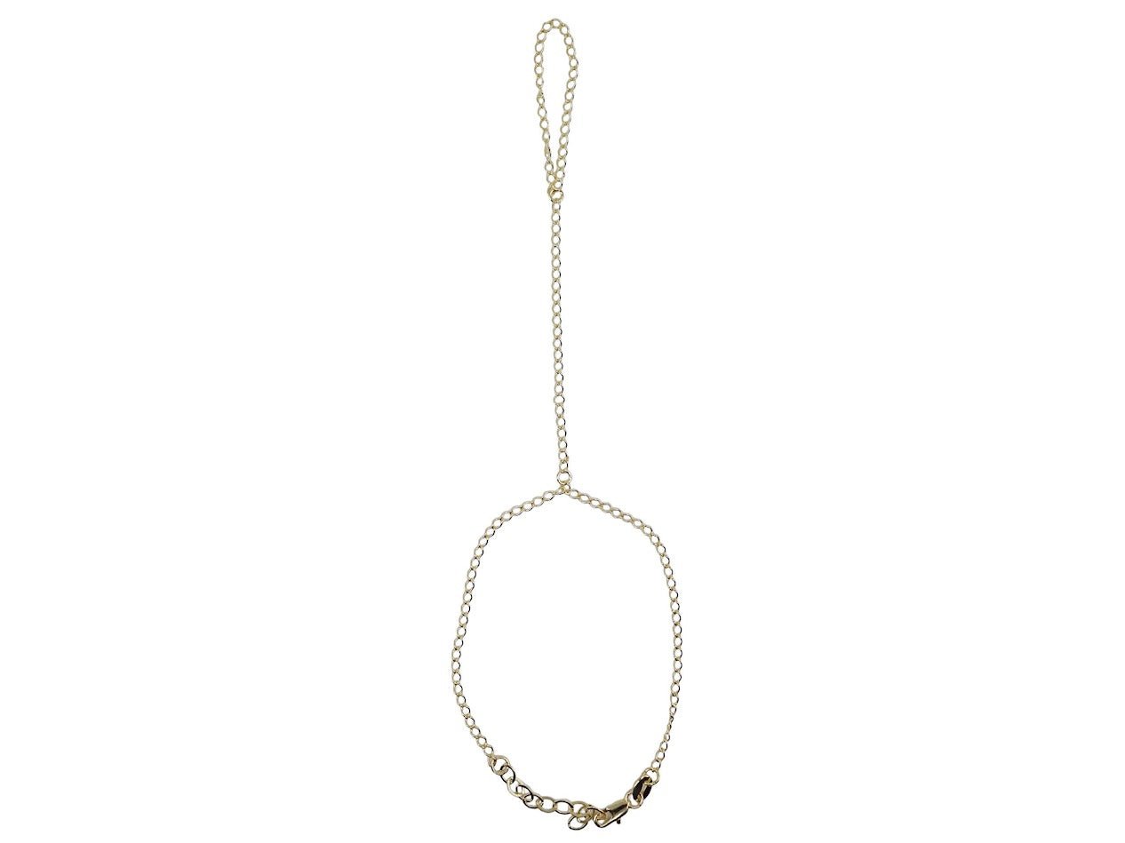 Gold Plain Hand Chain