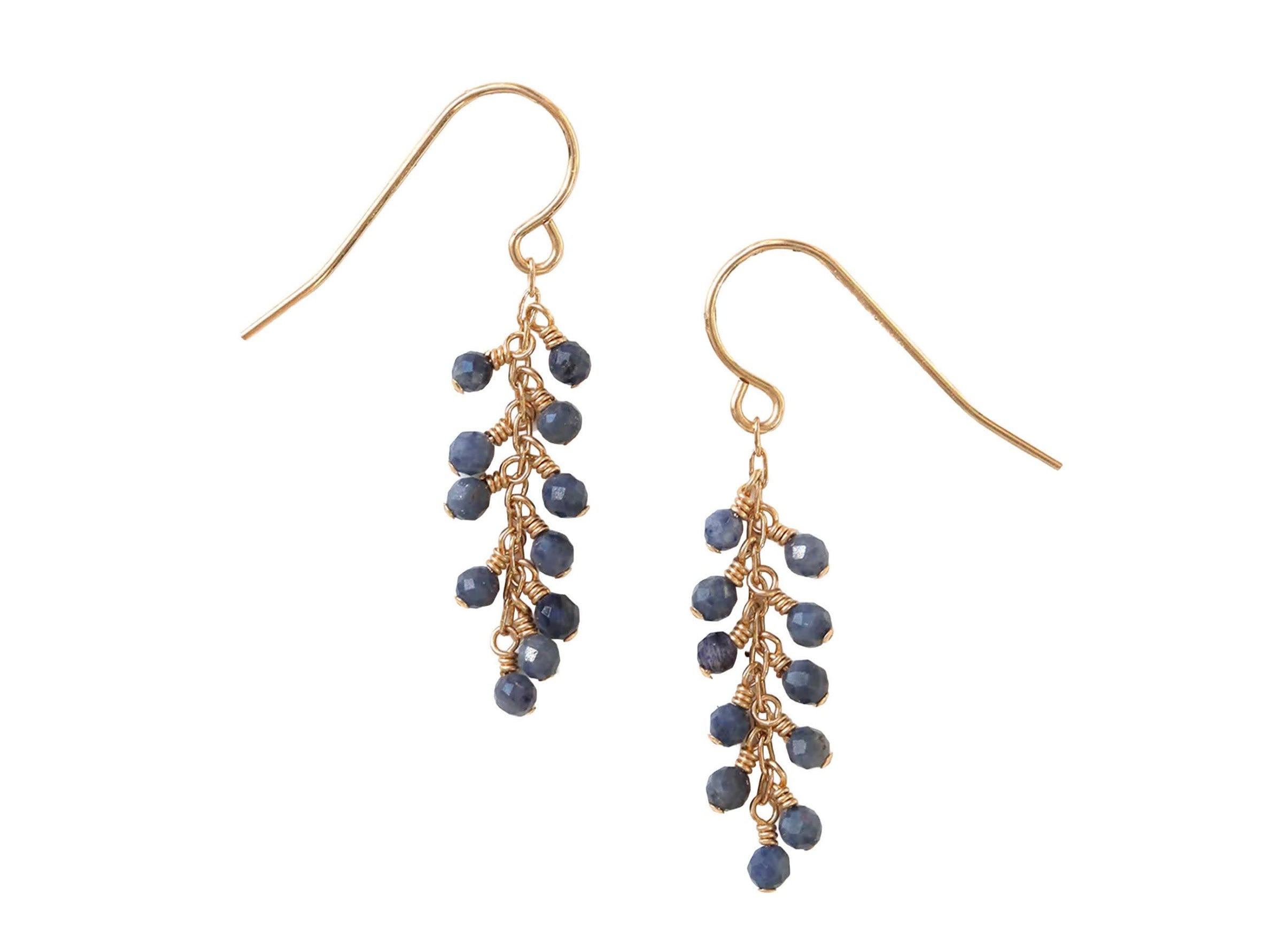 Sapphire Drop Earrings
