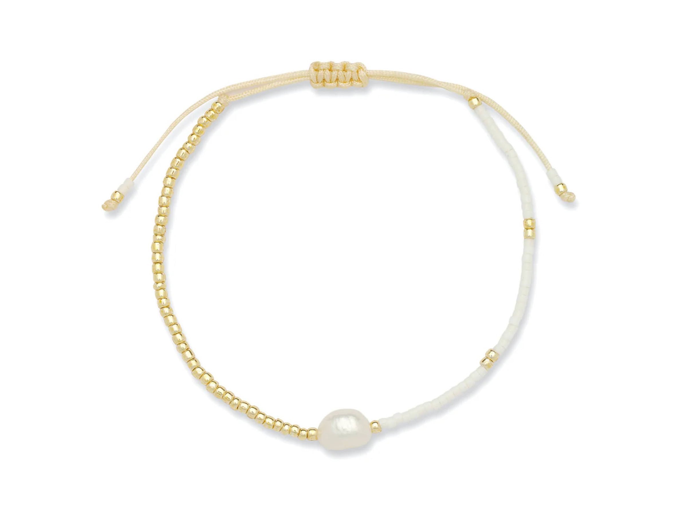 Freshwater Pearl and Bead Bracelet