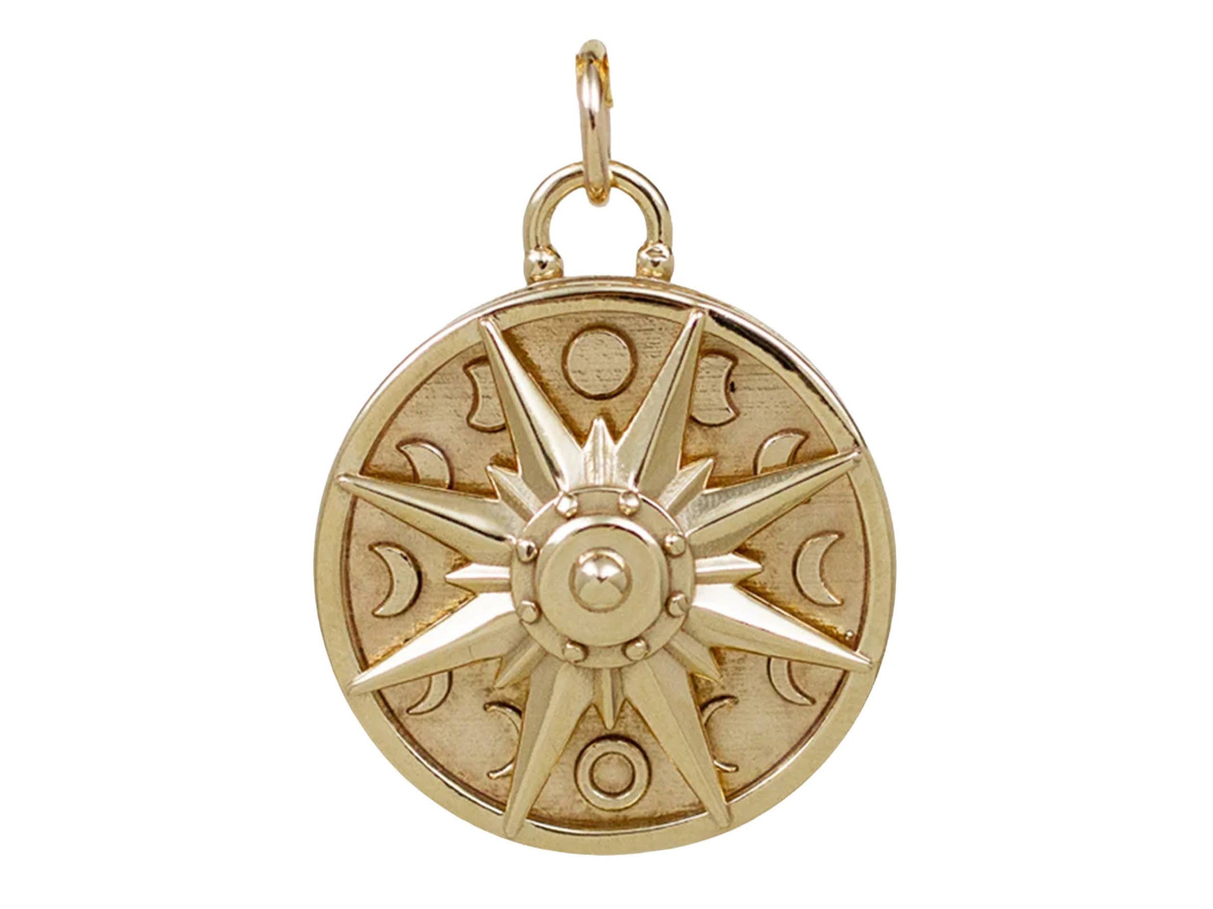 Spinning Lunar Compass Charm