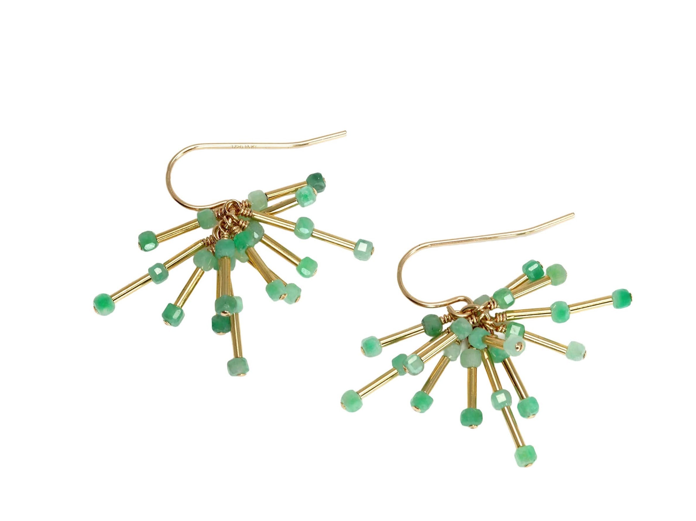 Emerald Starburst Earrings
