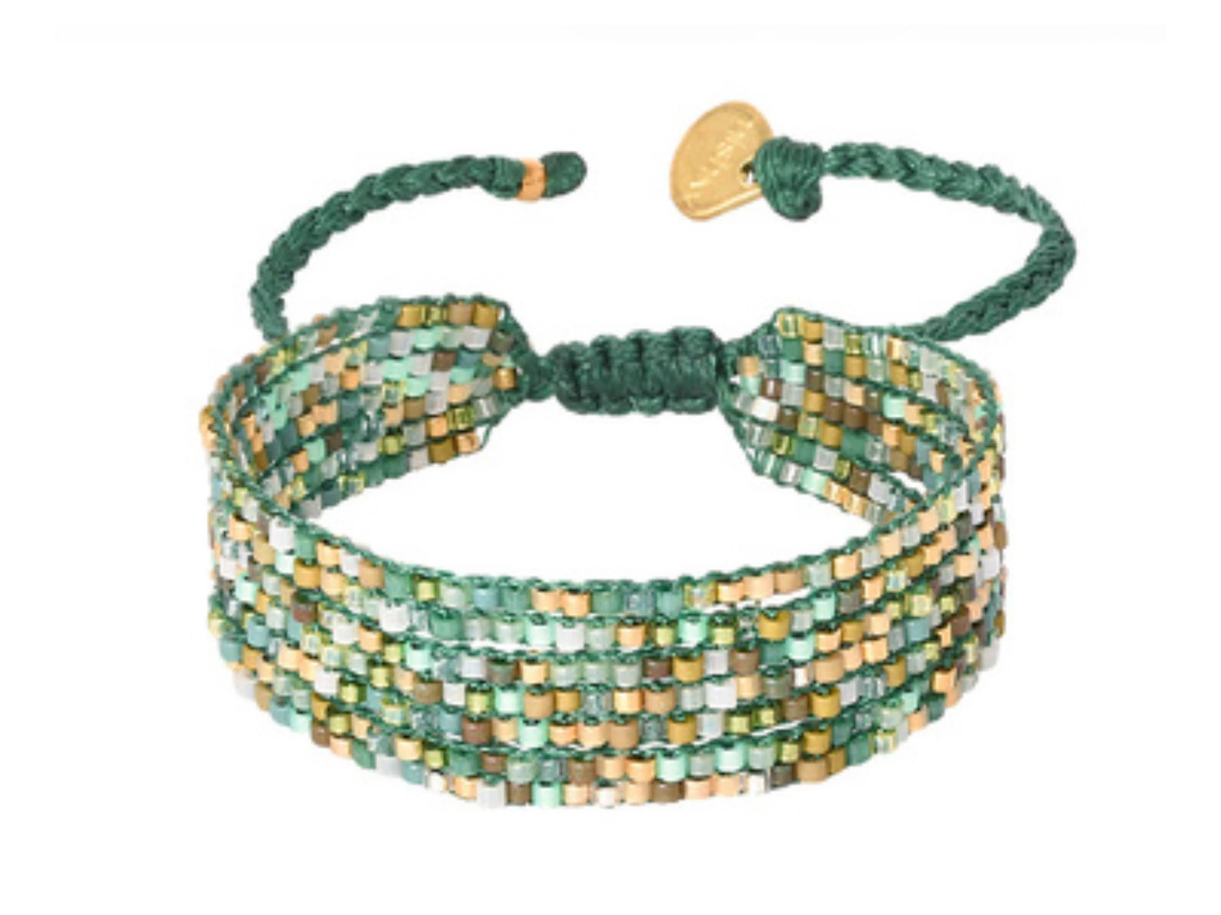 Green Miyuki Bead Bracelet