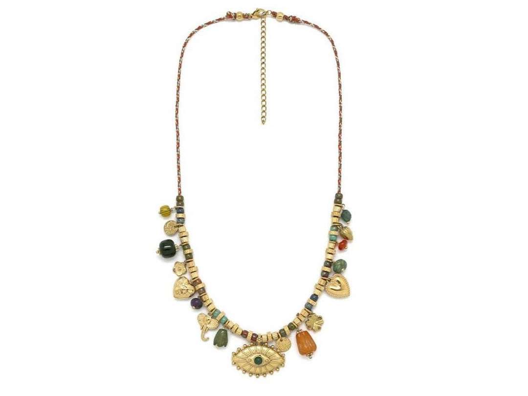 Multiple Mini Charm Necklace