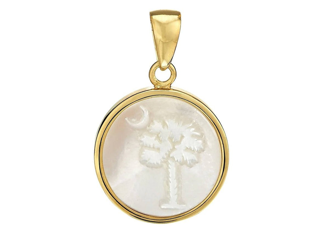 Palm & Crescent Moon Icon Charm