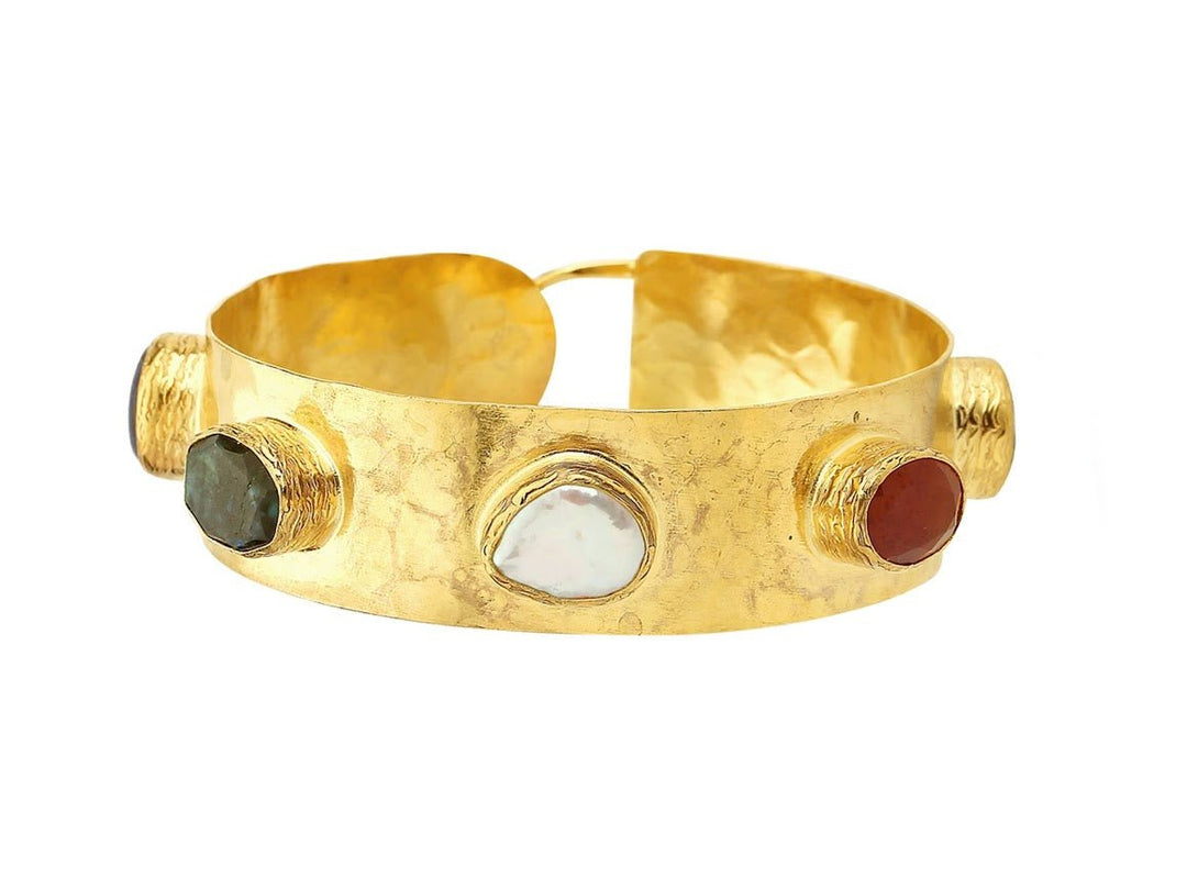 Byzantine Bangle with Multiple Stones