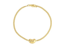 Load image into Gallery viewer, 14k Large Bean Cuban Chain Bracelet
