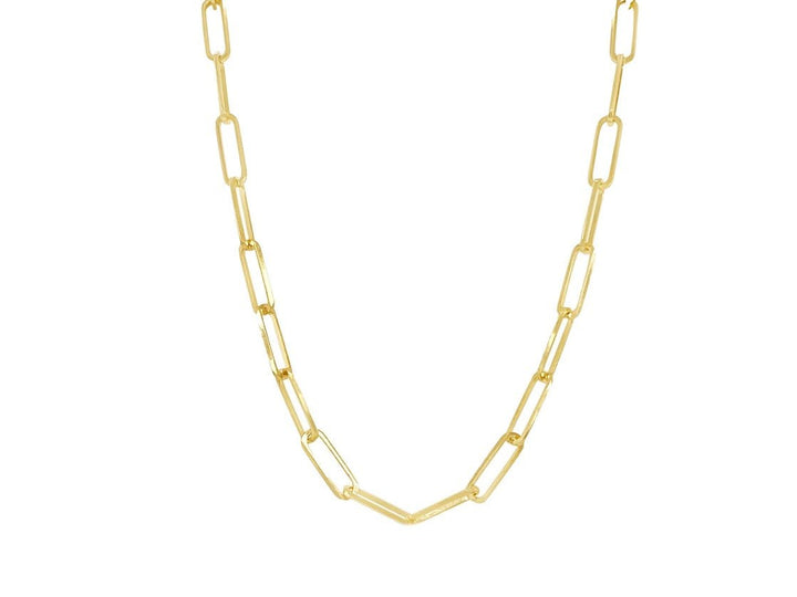 10k Gold Paperclip Chain