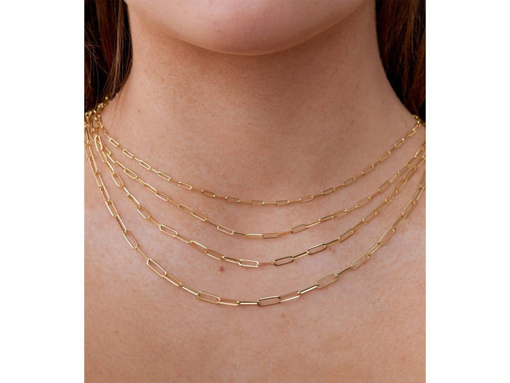 10k Gold Paperclip Chain