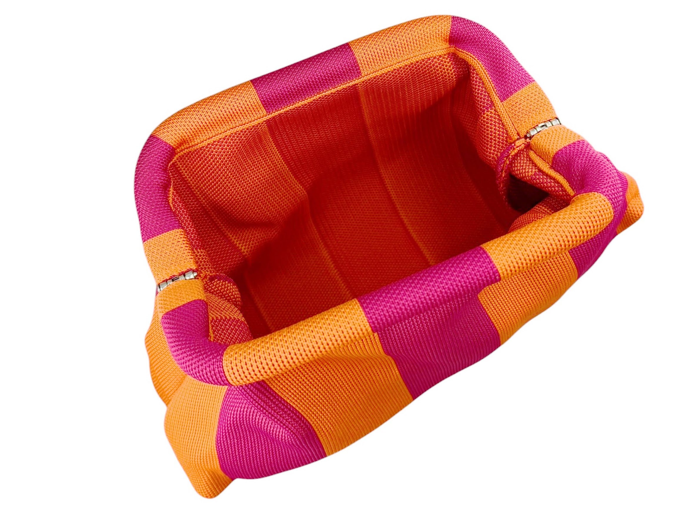 Orange and Purple Makeup Pouch