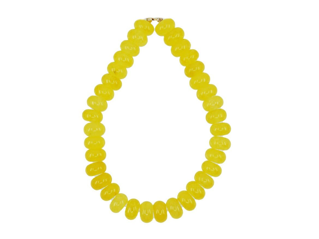 Stretchy Yellow Bead Bracelet