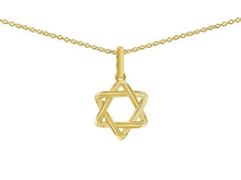 Load image into Gallery viewer, 14k Star of David Necklace with Diamonds
