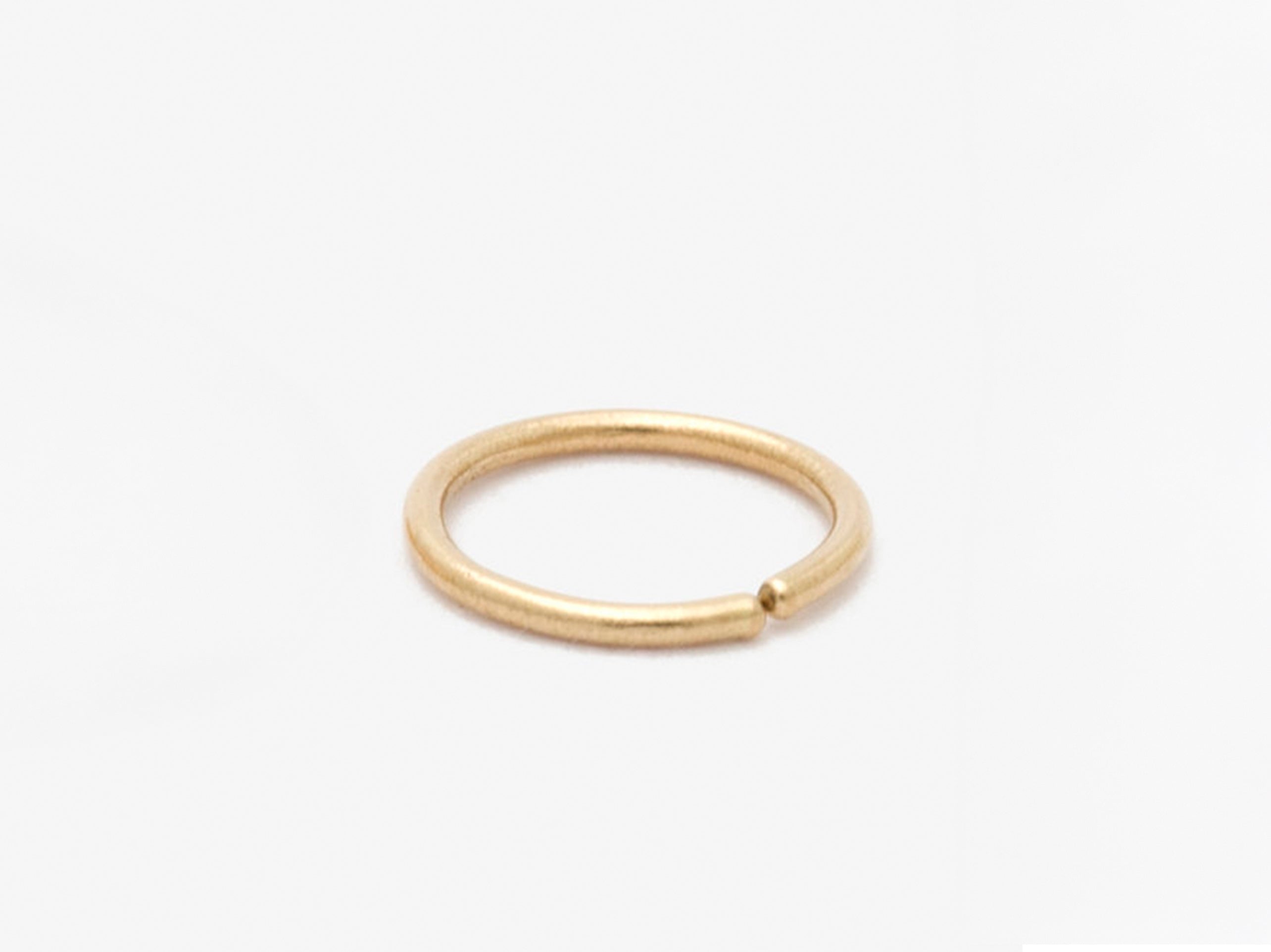 14k 8mm Huggie Hoop