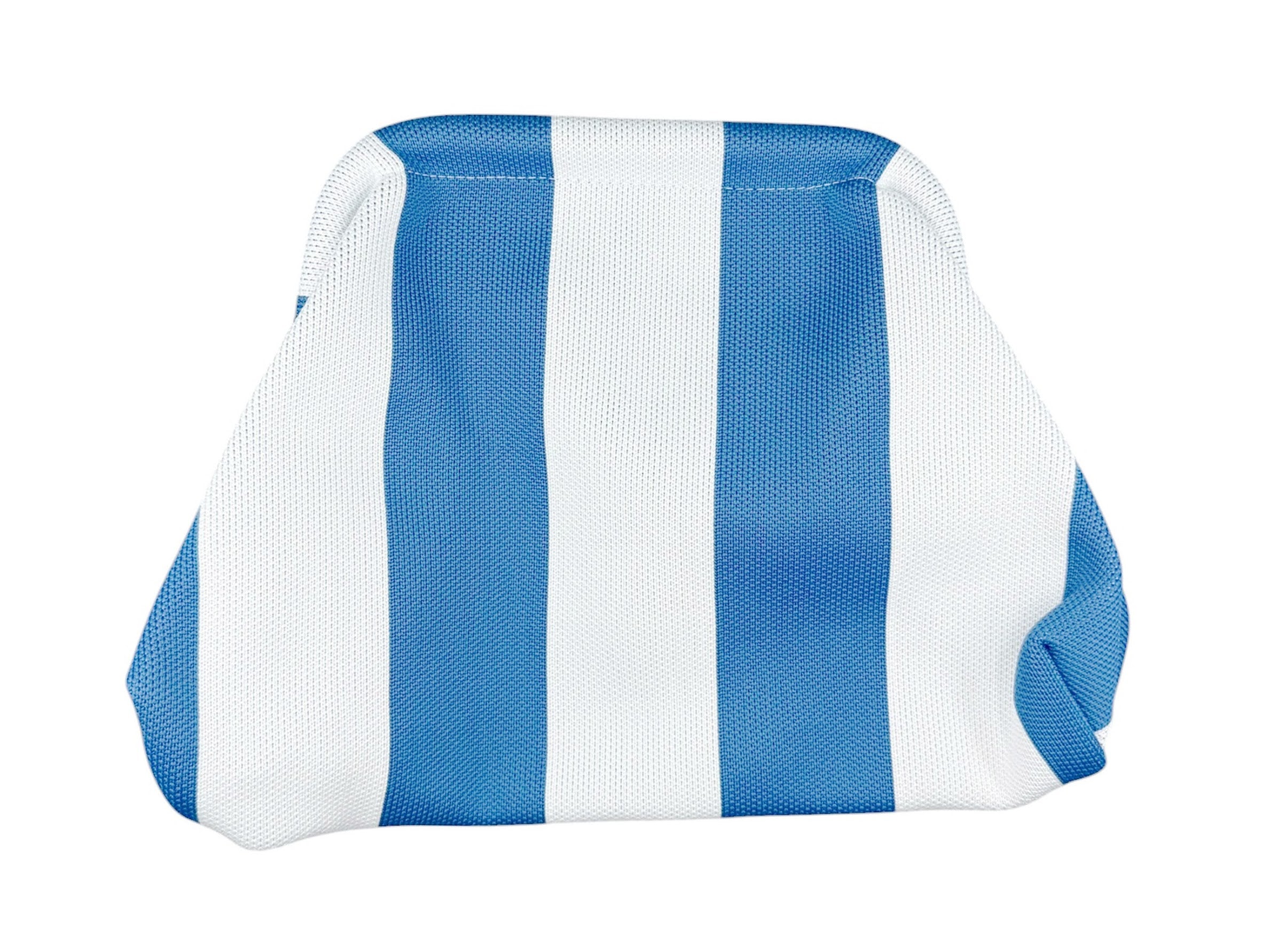 Blue and White Makeup Pouch