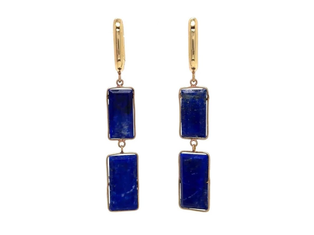Lapis Drop Earrings