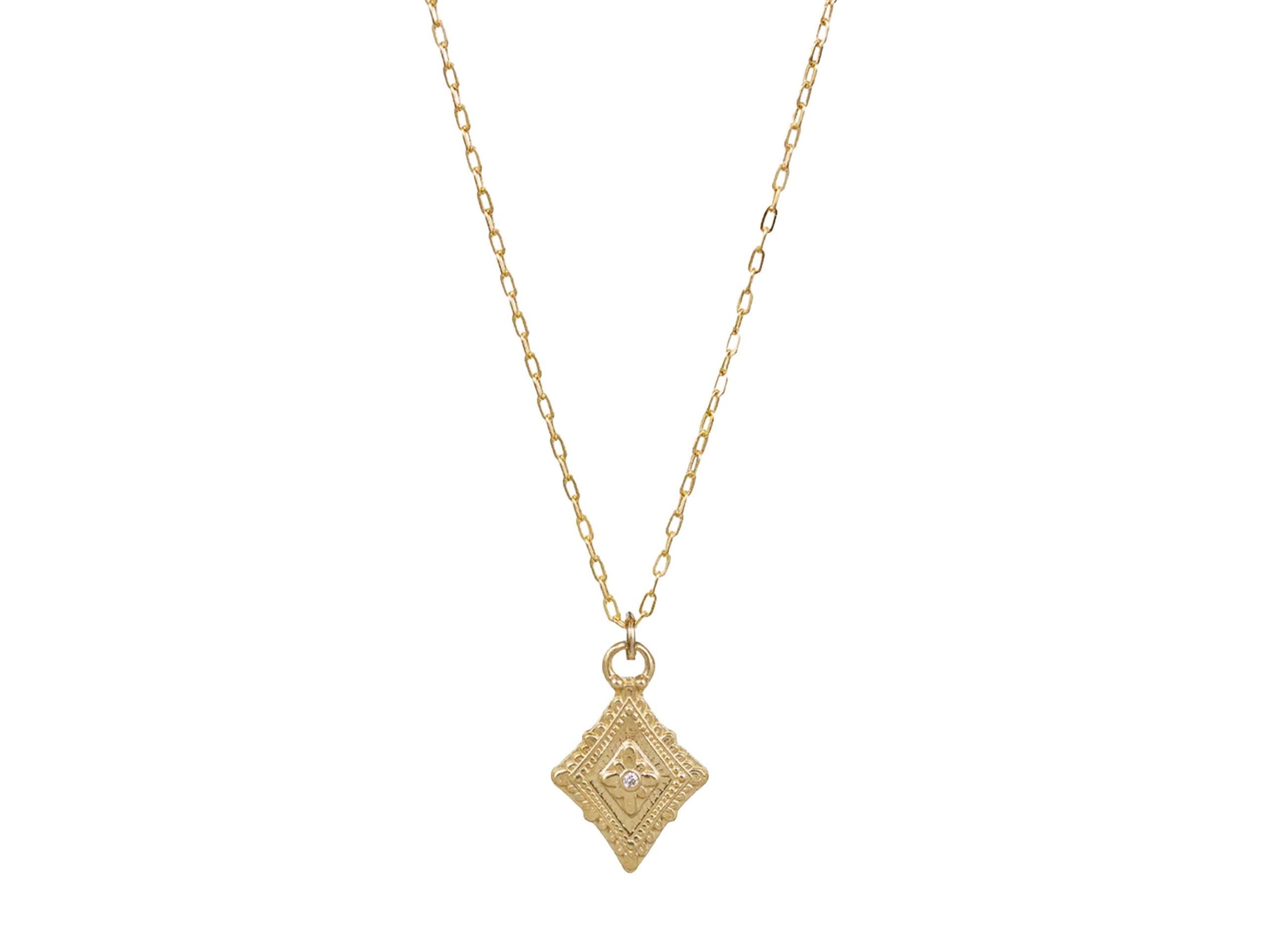 Portal Charm Necklace with Diamond