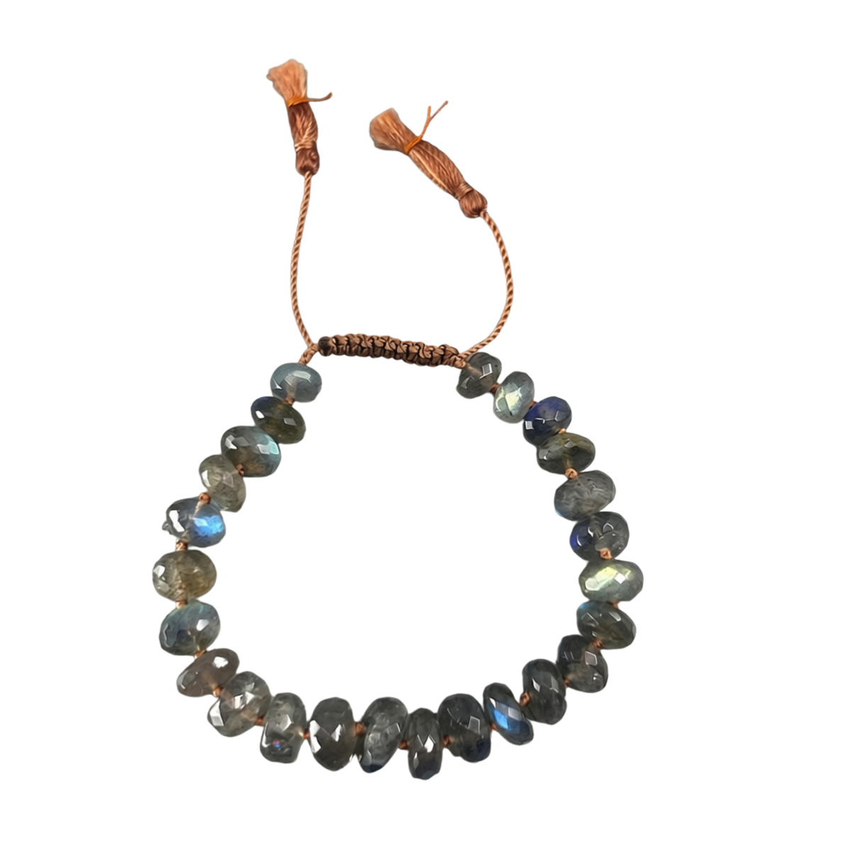 Labradorite Bracelet with Tassels