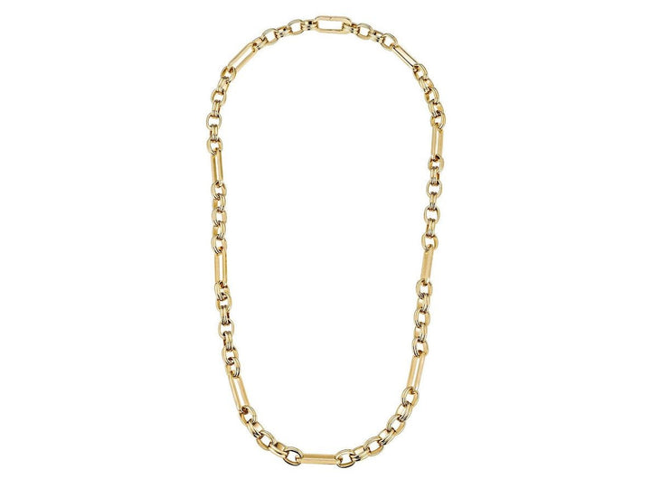 Gold Various Link Chain Necklace
