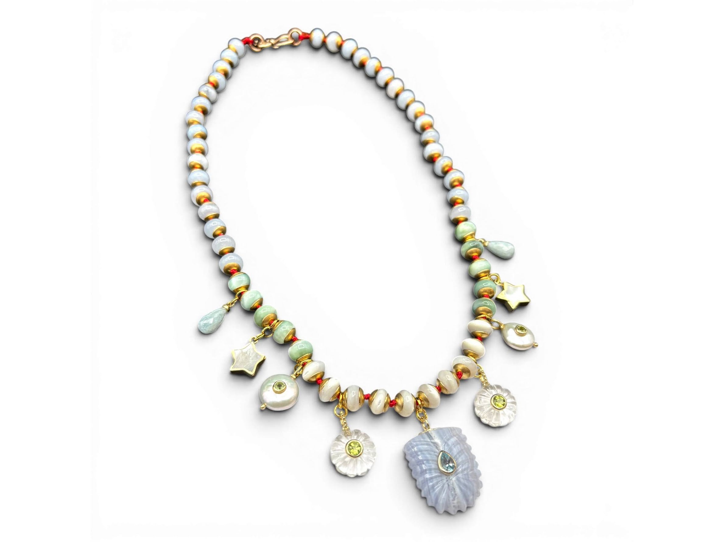 One of a Kind Soft Tides Necklace