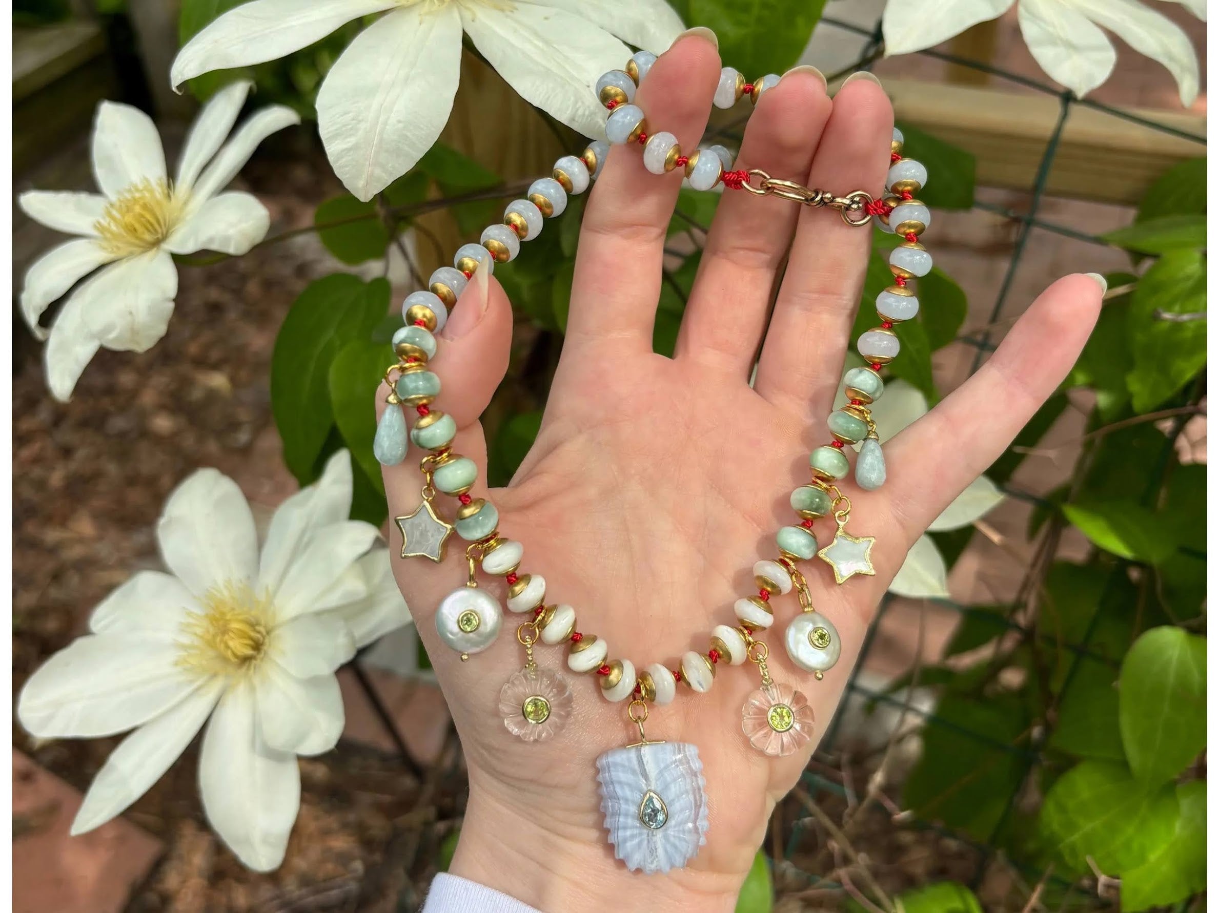 One of a Kind Soft Tides Necklace