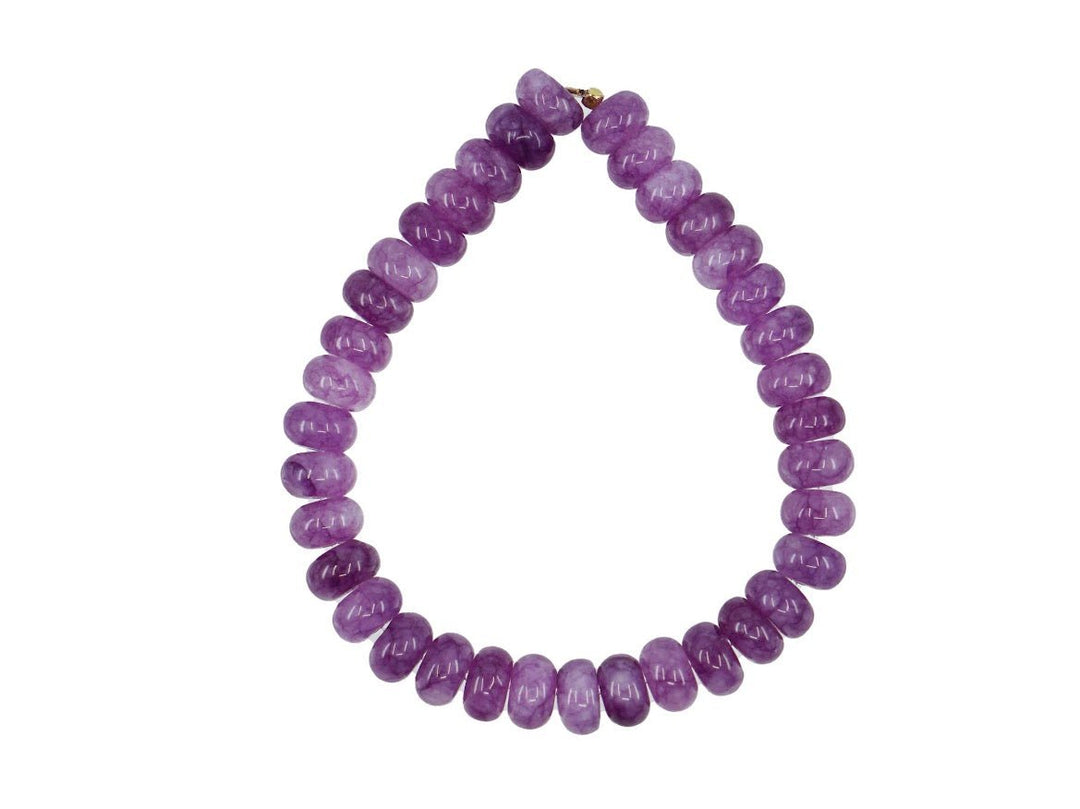 Stretchy Purple Bead Bracelet