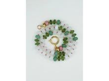 Load image into Gallery viewer, Beverly Hills Strand Necklace of Quartz, Aventurine, and Rhodonite
