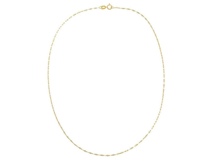 14k Hammered Cable Chain