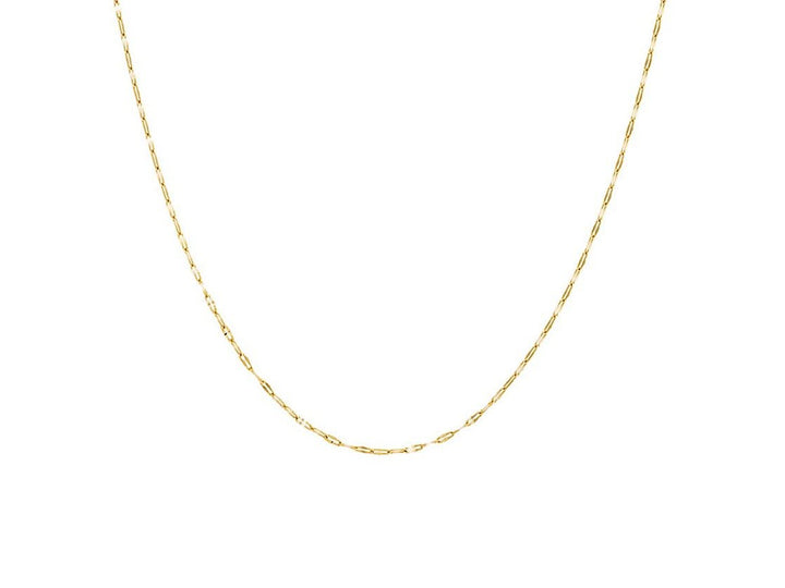 14k Hammered Cable Chain