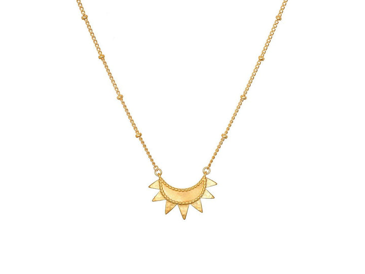 Gold Sunburst Necklace