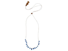 Load image into Gallery viewer, Adjustable Kyanite Necklace with Tassel
