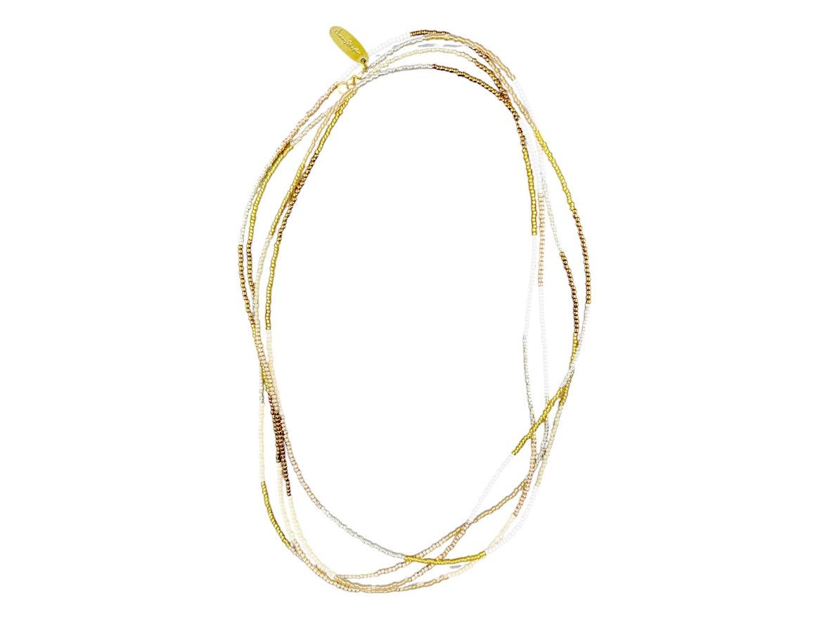 Neutral Tones Mega Wrap Bracelet.
