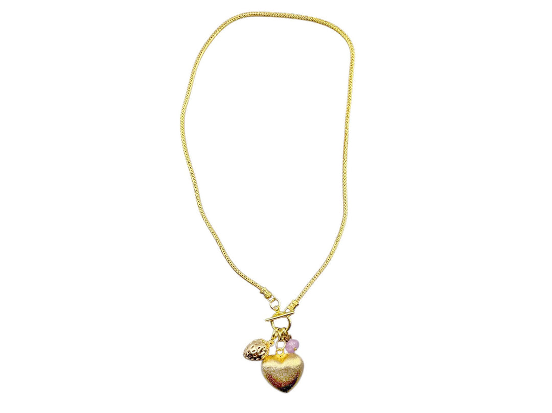 Vintage Chain with Heart Charm