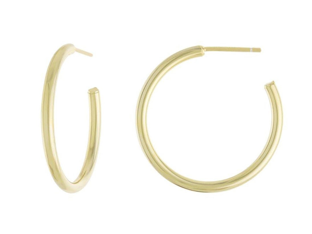 Tube Hoop Earrings