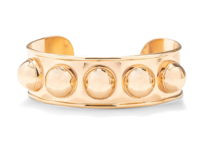 Gold High Shine Stud Cuff