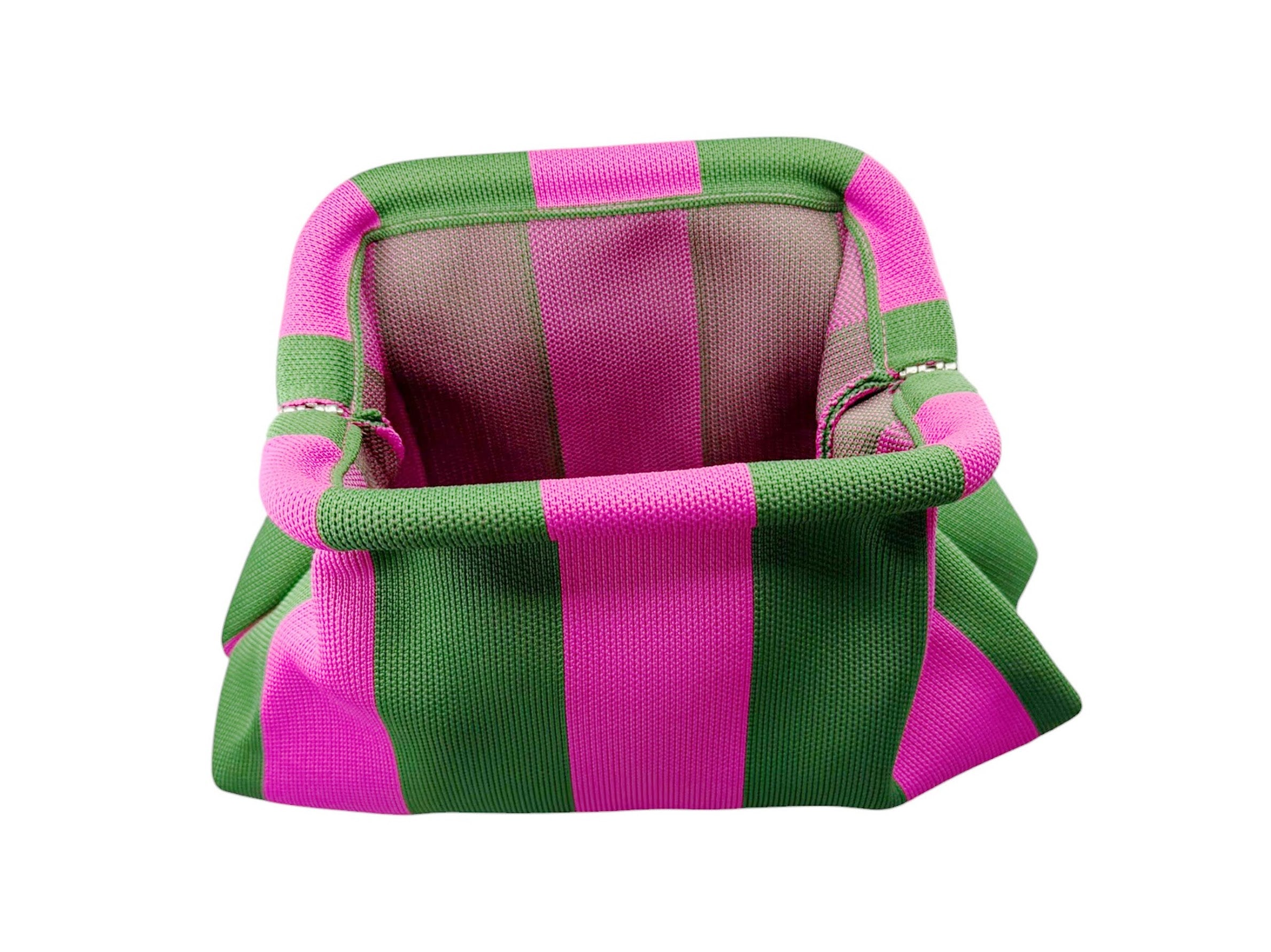 Green and Pink Makeup Pouch
