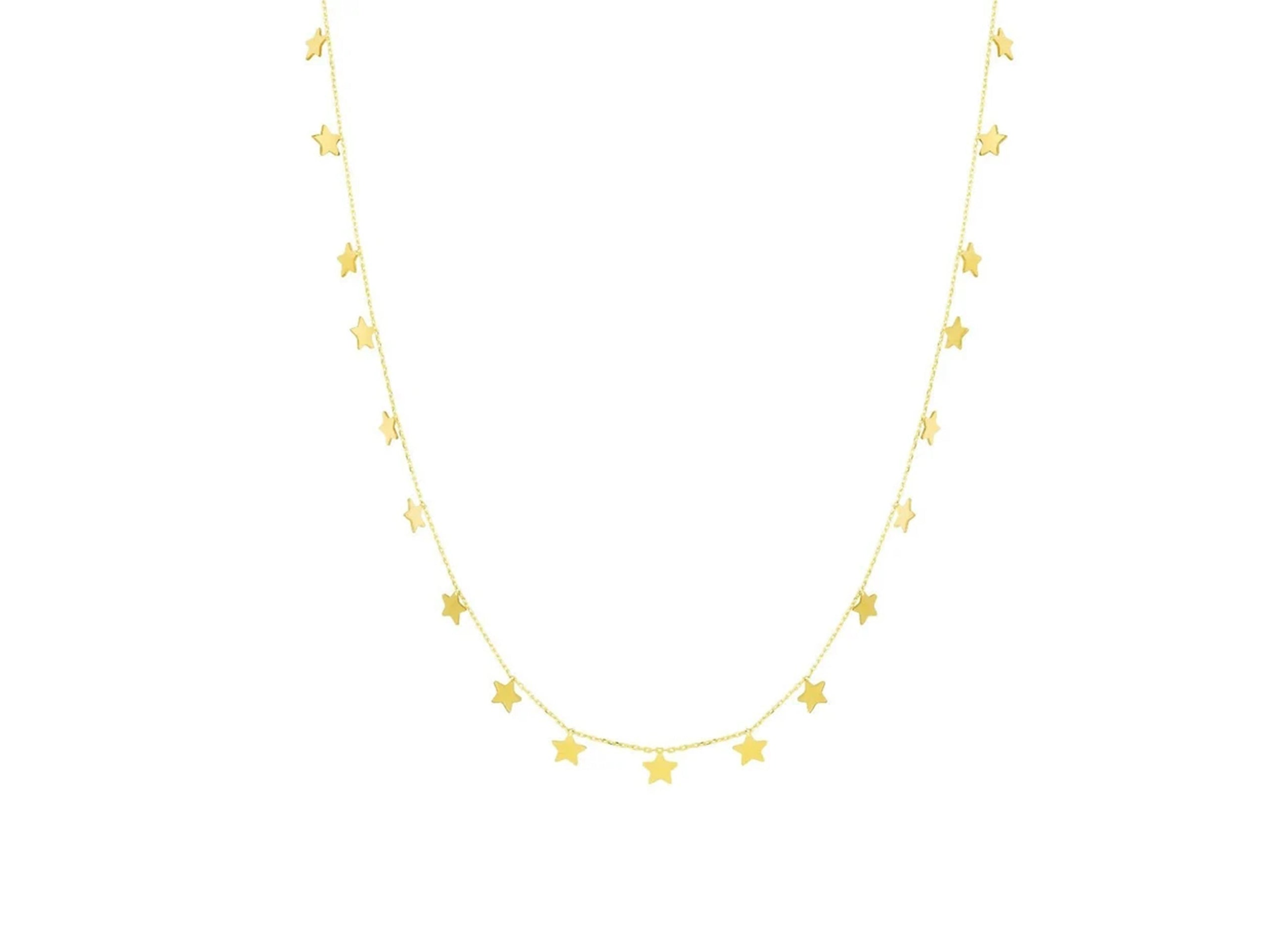 14k Star Necklace