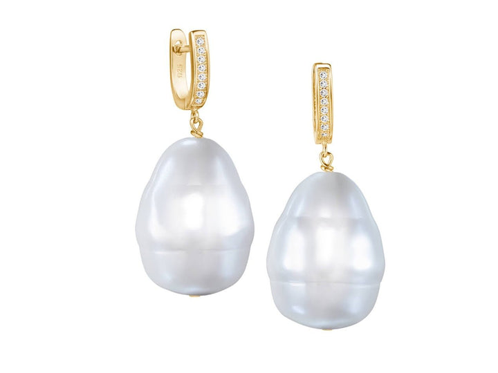 Baroque Pearl Drop Earrings