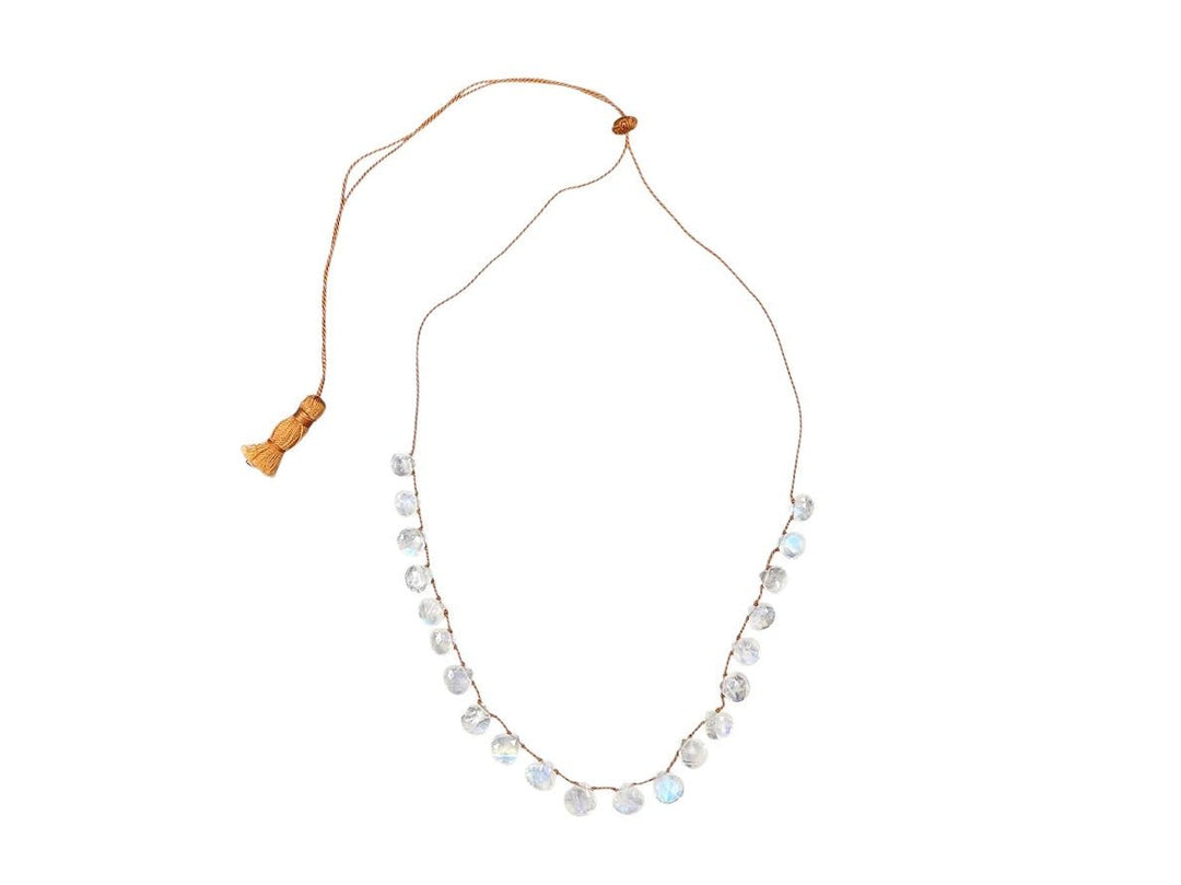 Moonstone Petals Necklace