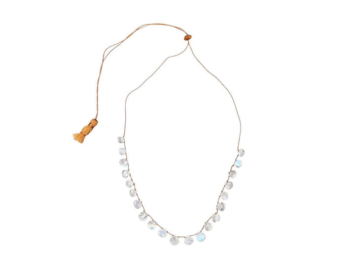 Moonstone Petals Necklace