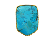Load image into Gallery viewer, Turquoise Shield Ring
