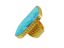 Load image into Gallery viewer, Turquoise Shield Ring
