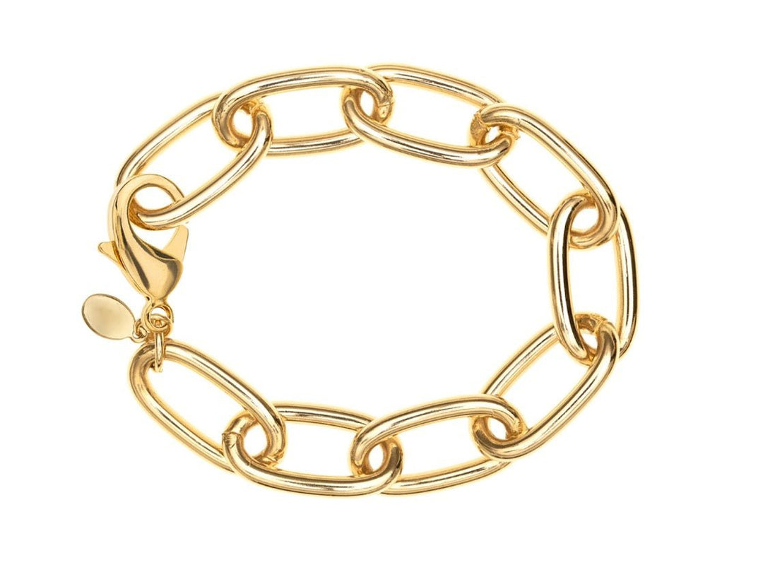 Oval Link Bracelet with Lobster Clasp