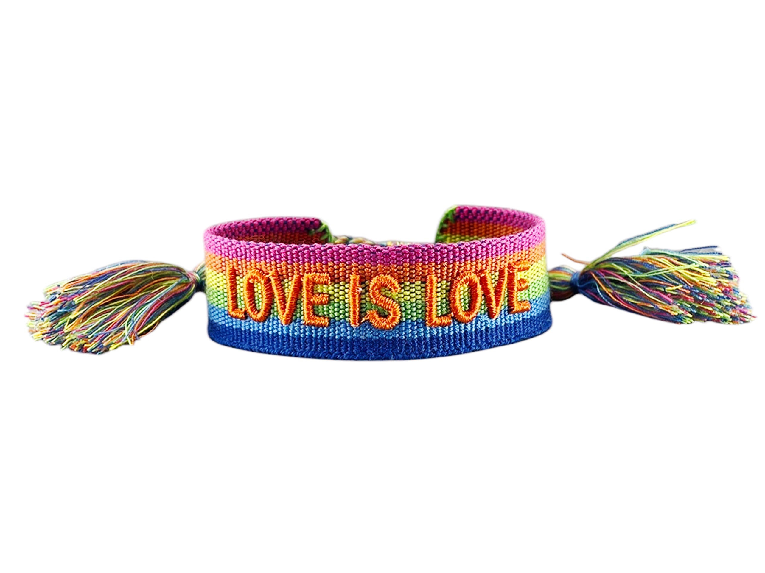 Rainbow LOVE IS LOVE Bracelet