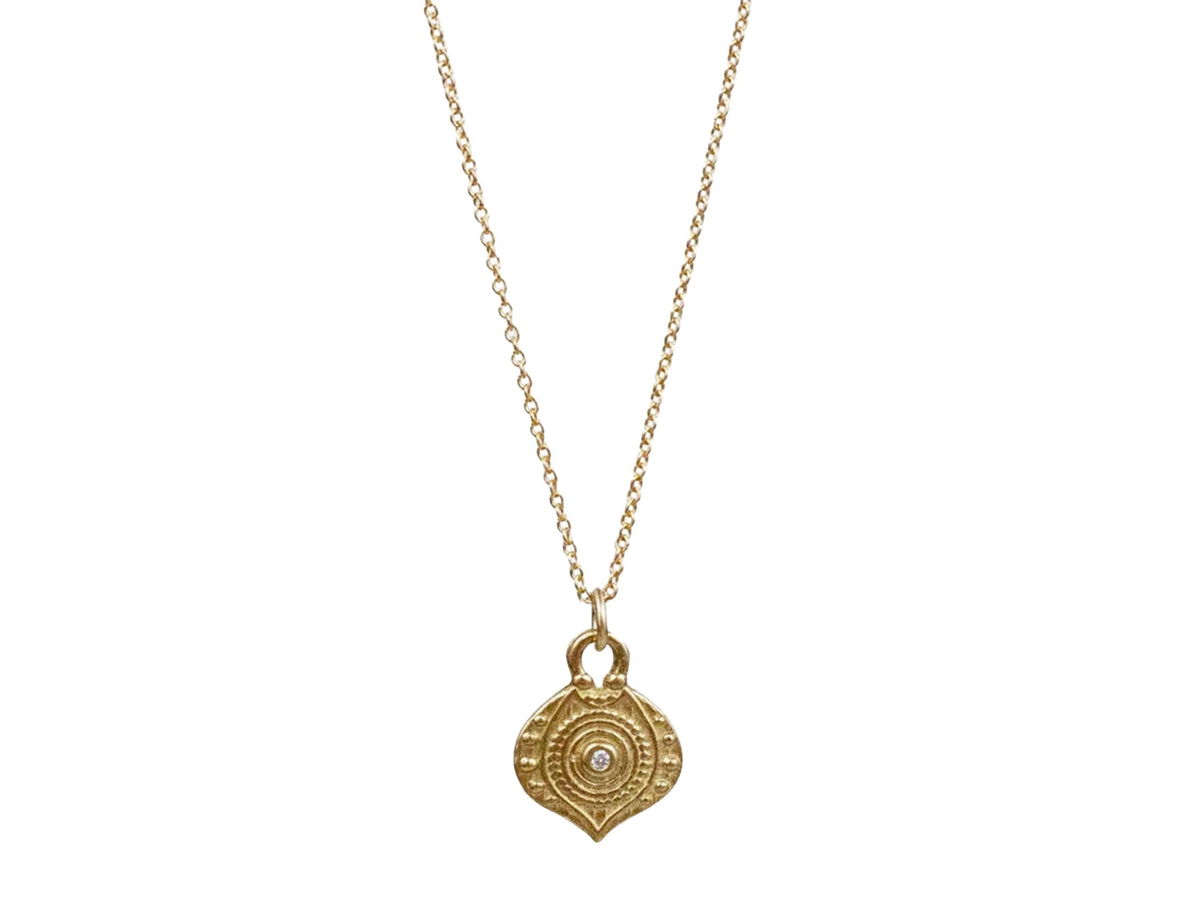 Ananda Charm Necklace with Diamond