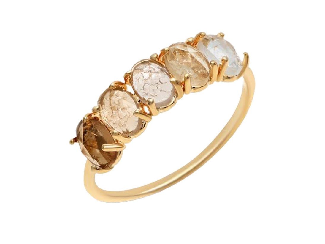 Pale Brown Ombre Ring