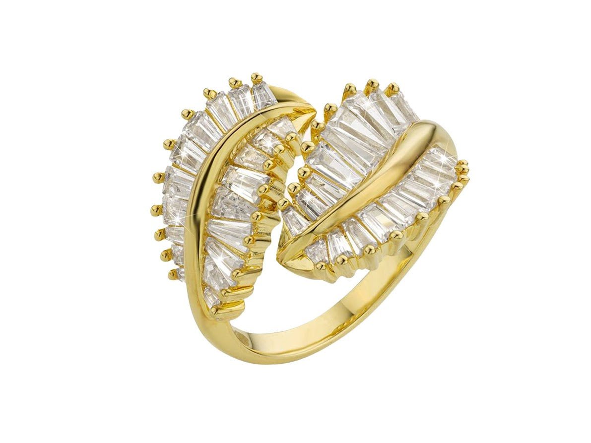 Gold Leaves Ring